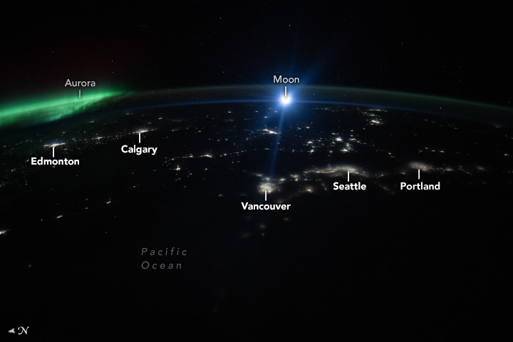 A Northwest Night Awash in Light - related image preview