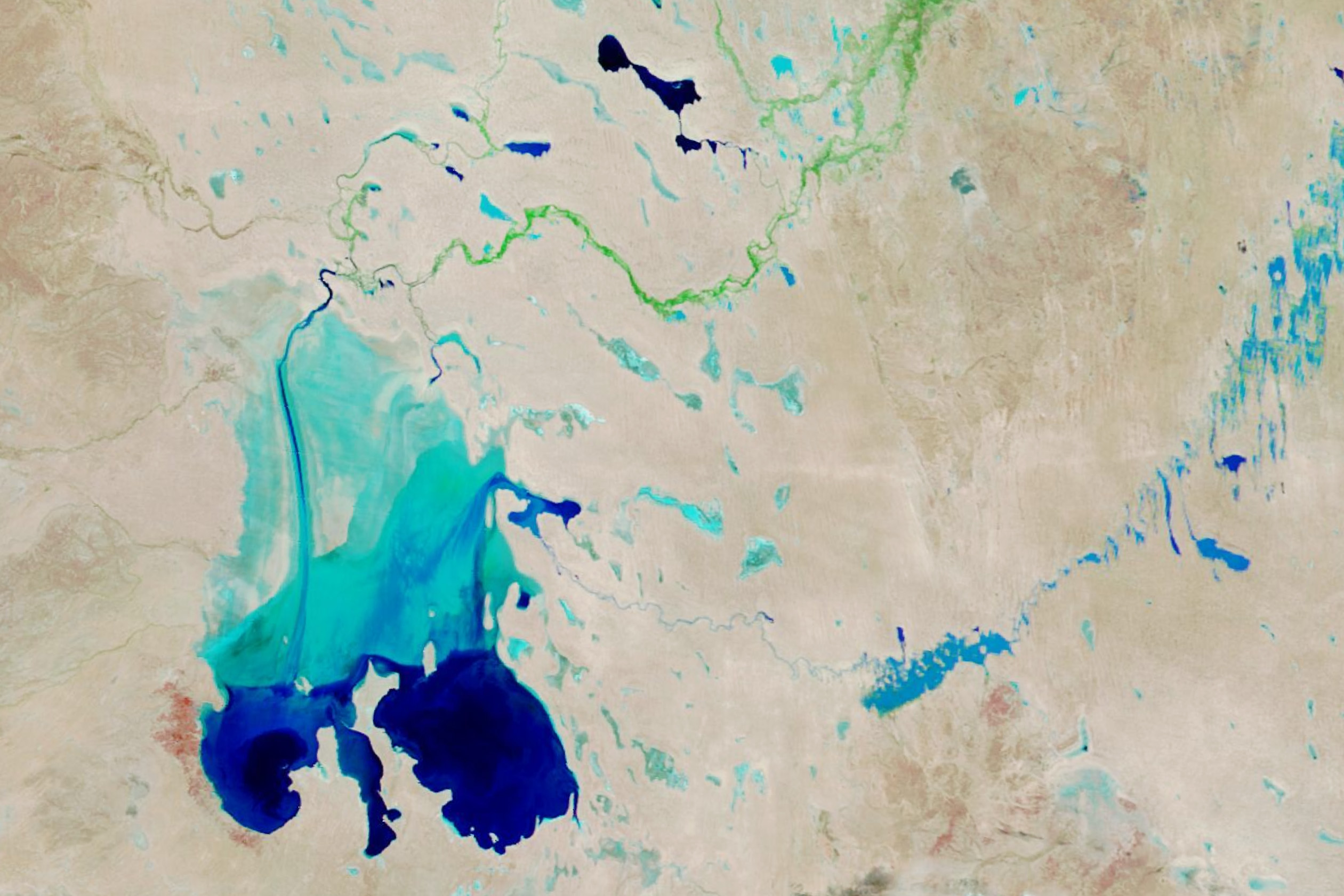 Cooper Creek Replenishes Lake Eyre - related image preview