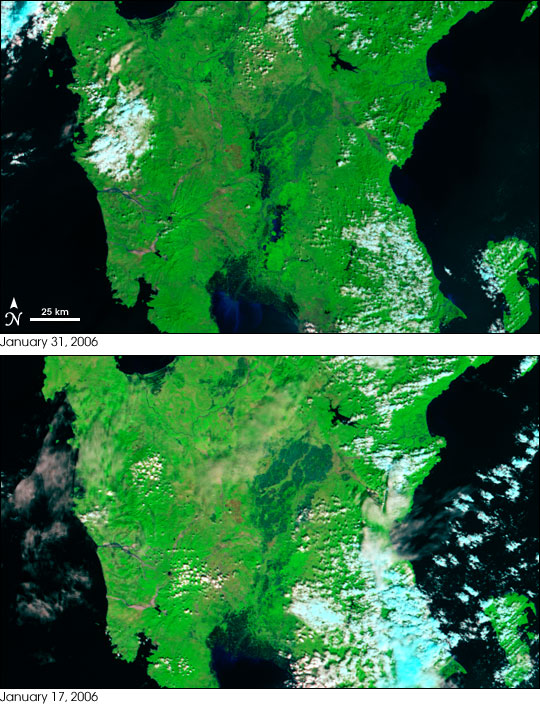 Flooding in the Northern Philippines