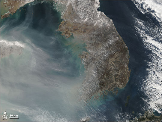 Thick Smog over China