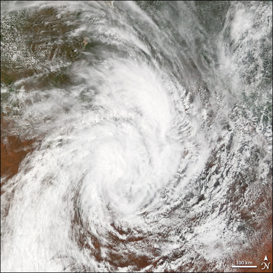 Rainstorms in Central Australia