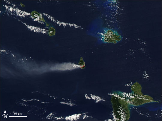 Eruption of Soufriere Hills Volcano