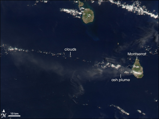 Eruption of Soufriere Hills Volcano