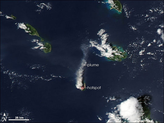 Eruption of Soufriere Hills Volcano