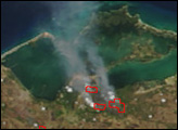 Fires in Cuba