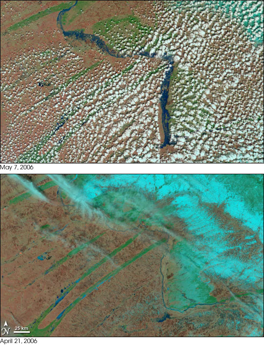 Flooding in Southern Siberia