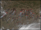 Fires in Southern Siberia