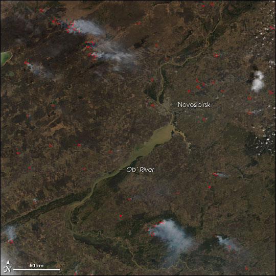 Fires in Southern Siberia - related image preview