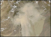 Dust Storm over Pakistan