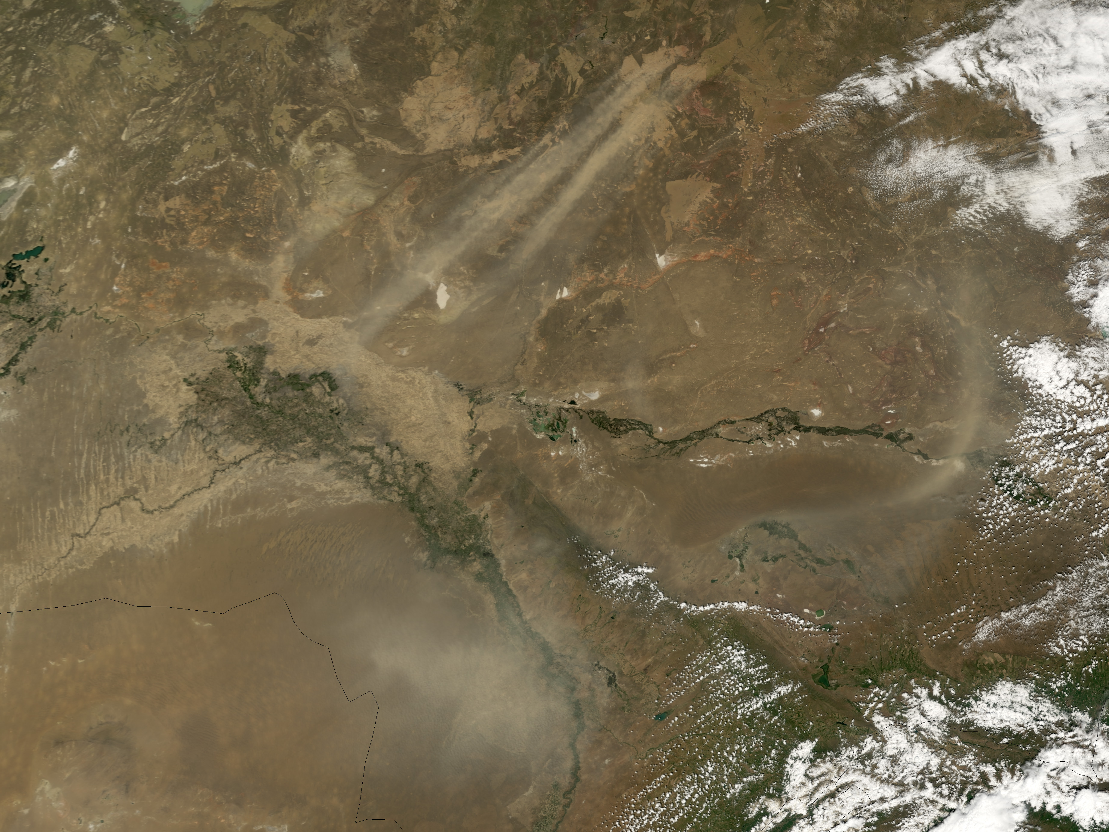 Dust Plumes in Kazakstan - related image preview