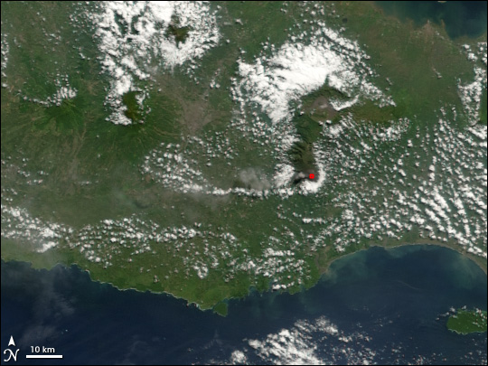 Volcanic Activity on Semeru
