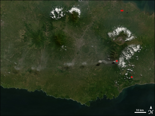 Volcanic Activity on Semeru