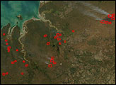 Fires in Northern Territory, Australia