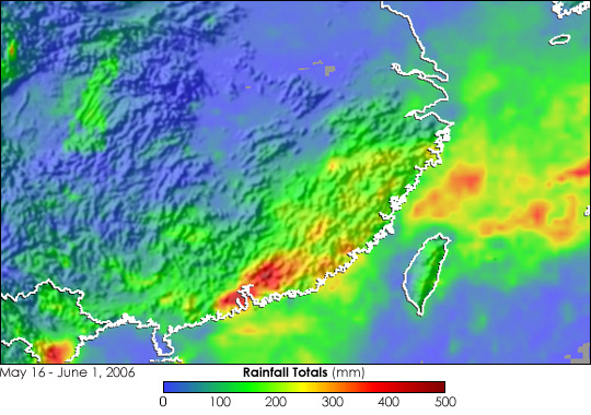 Heavy Rain in Southeastern China