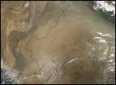 Dust storm in the Indus Valley