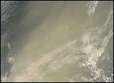 Dust Storm over the Cape Verde Islands