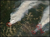 Fires in Northern Washington