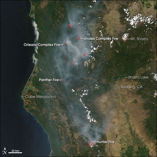 Fires in Northern California