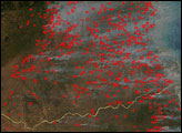 Fires in Mozambique