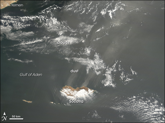 Dust Over the Gulf of Aden - related image preview