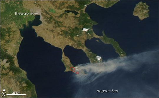 Forest Fire in Greece