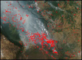 Fires in South America