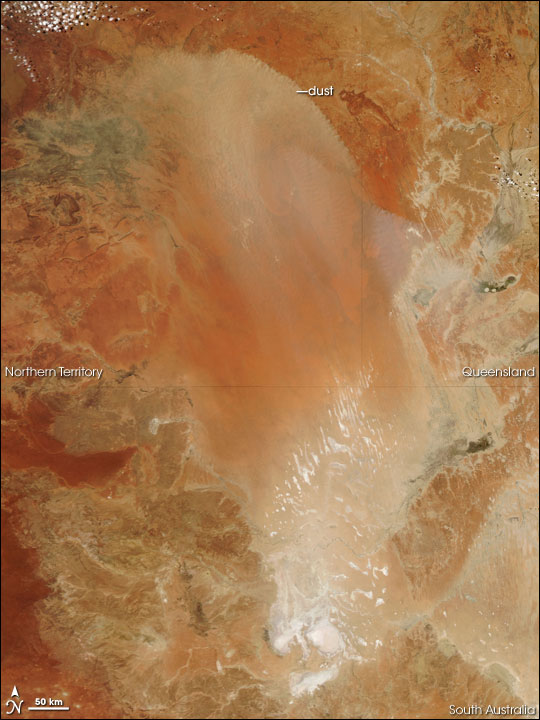 Dust Storm in the Simpson Desert, Australia