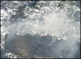 Fires on Borneo and Sumatra