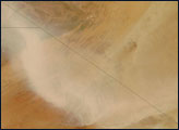 Dust Storm over the Sahara