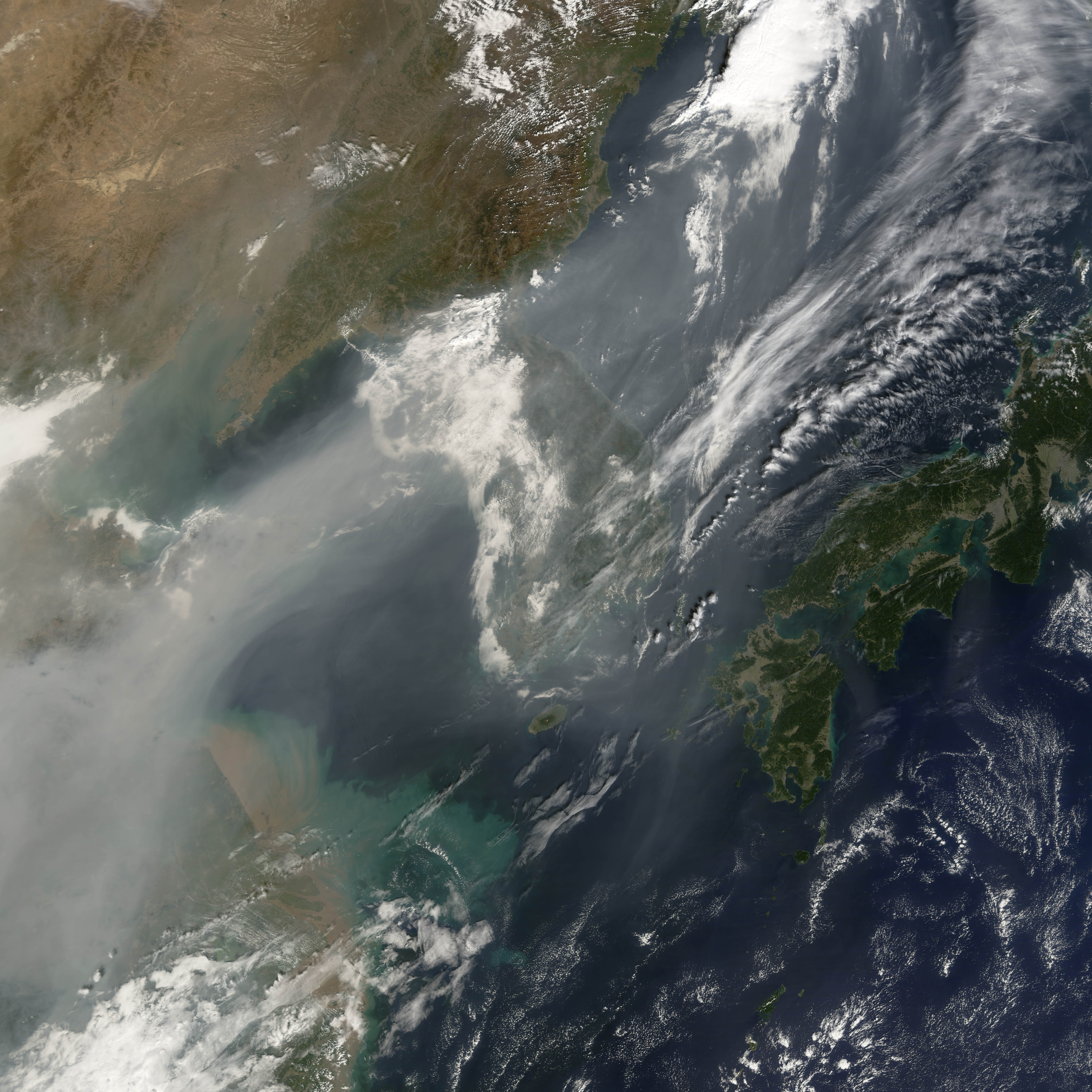 Haze over Korea - related image preview
