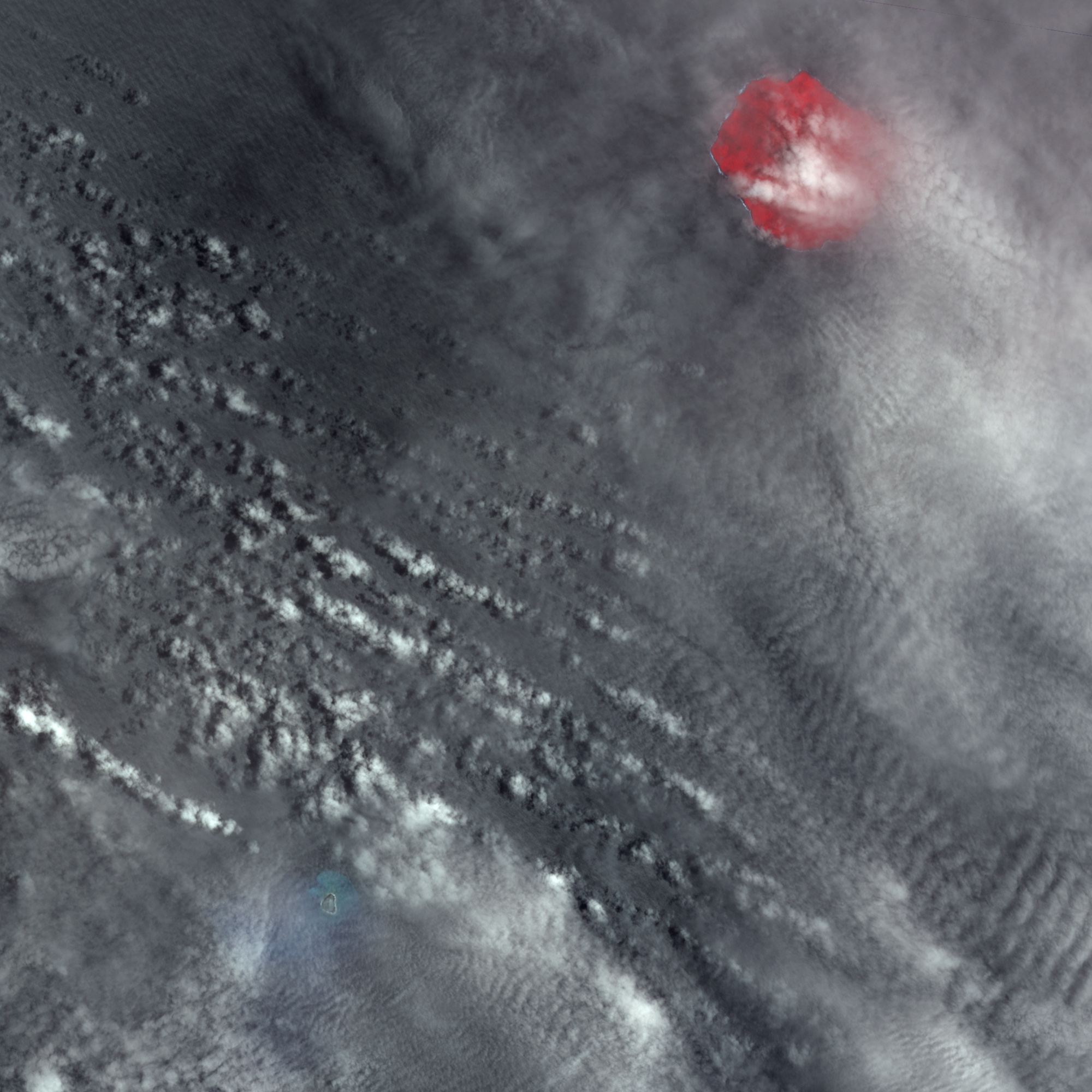 New Island and Pumice Raft, Tonga - related image preview