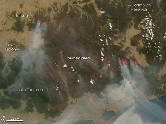 Fires in Victoria, Australia