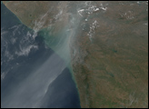 Haze over Southwestern India