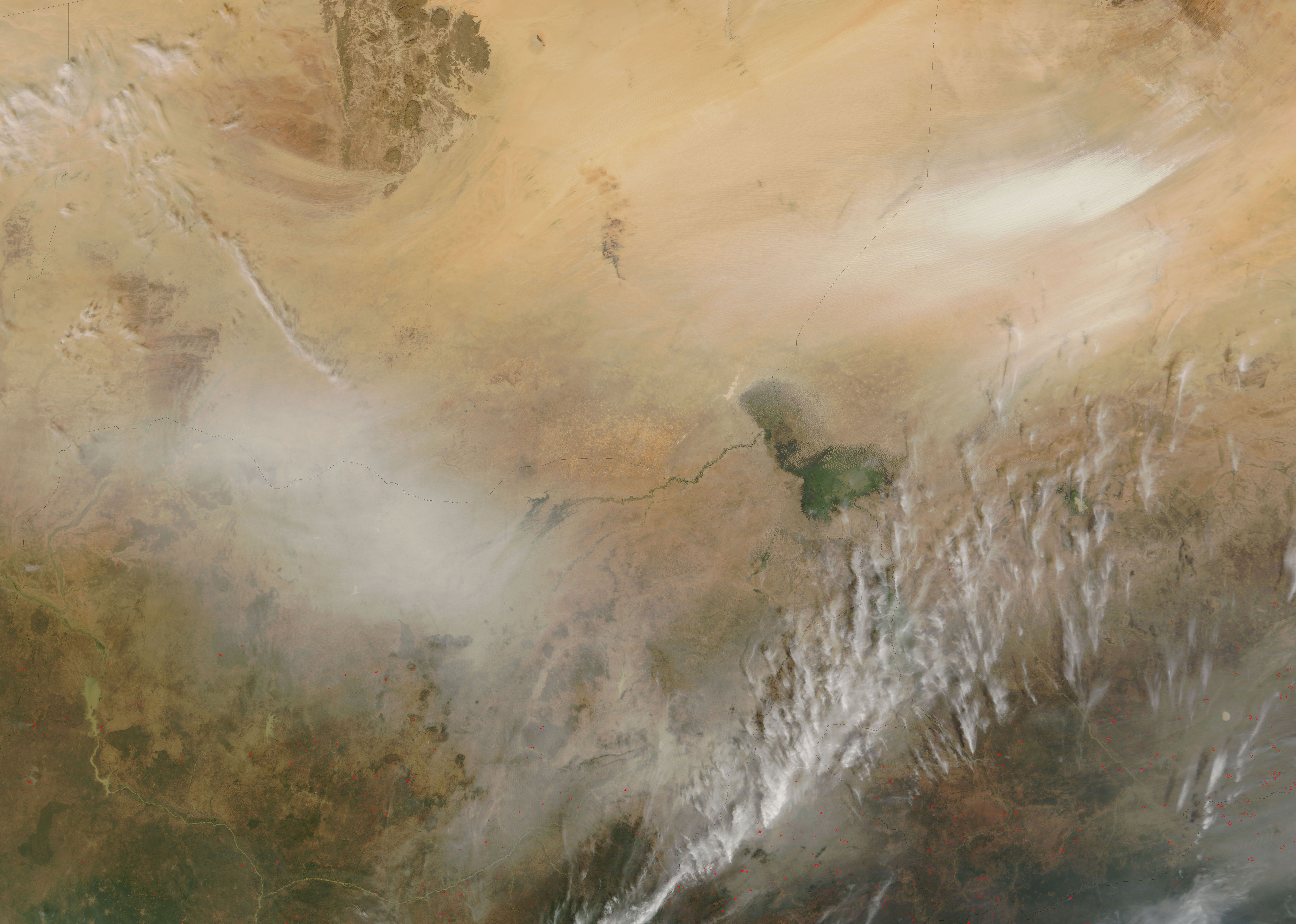 Dust Storm from the Bodele Depression - related image preview