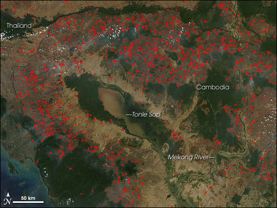 Fires in Southeast Asia