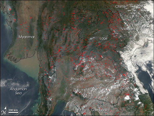 Fires in Southeast Asia