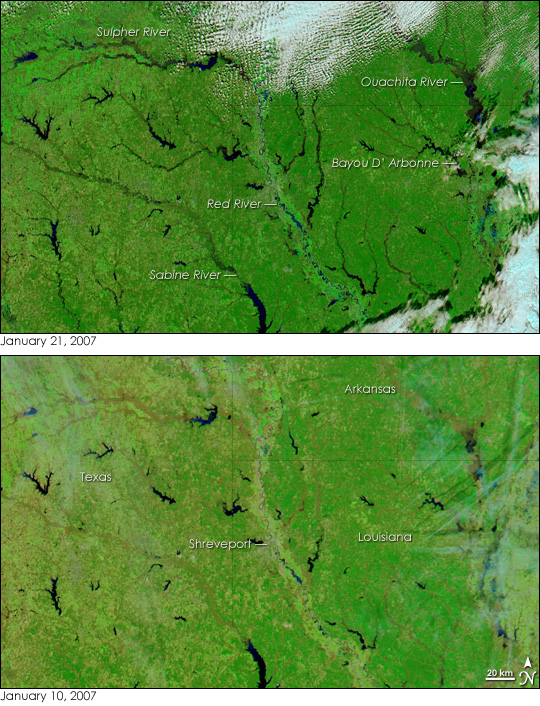 Floods in the Southern and Midwestern United States