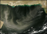 Dust over the Arabian Sea