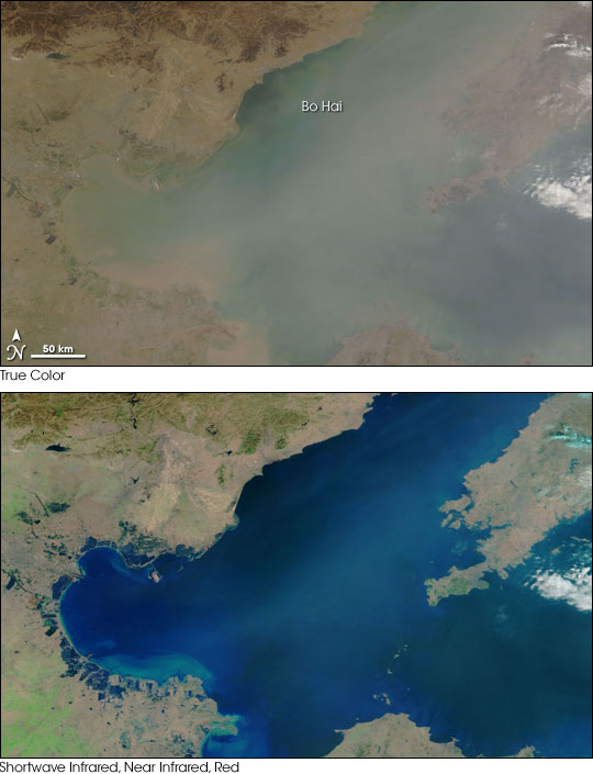 Haze over China