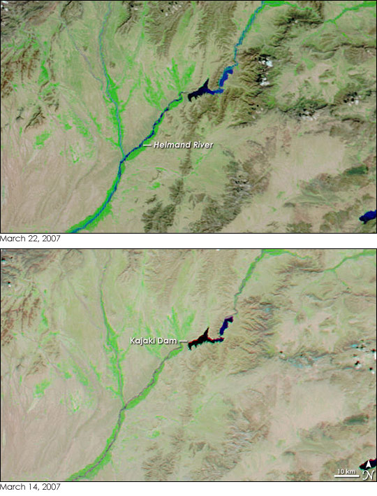 helmand river map