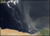 Dust Storm out of Northern Africa