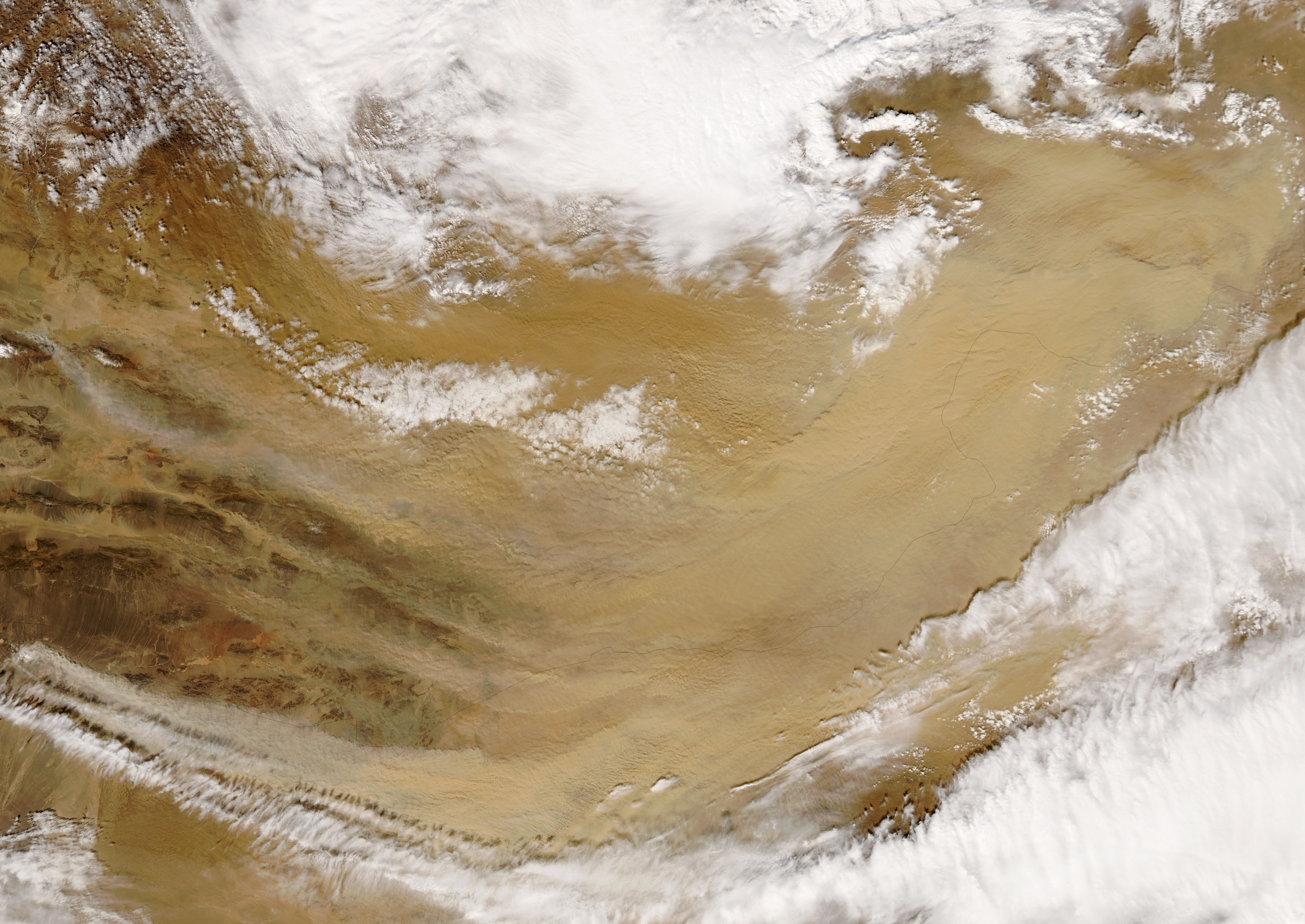 Gobi Desert Dust Storm
