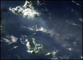 Eruption on Lopevi, Vanuatu