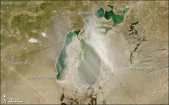 Dust Storm over the South Aral Sea - related image preview