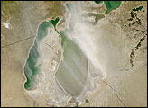 Dust Storm over the South Aral Sea