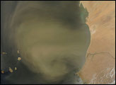 Dust Plume off the West Coast of Africa