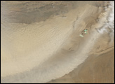 Dust in the Taklimakan Desert