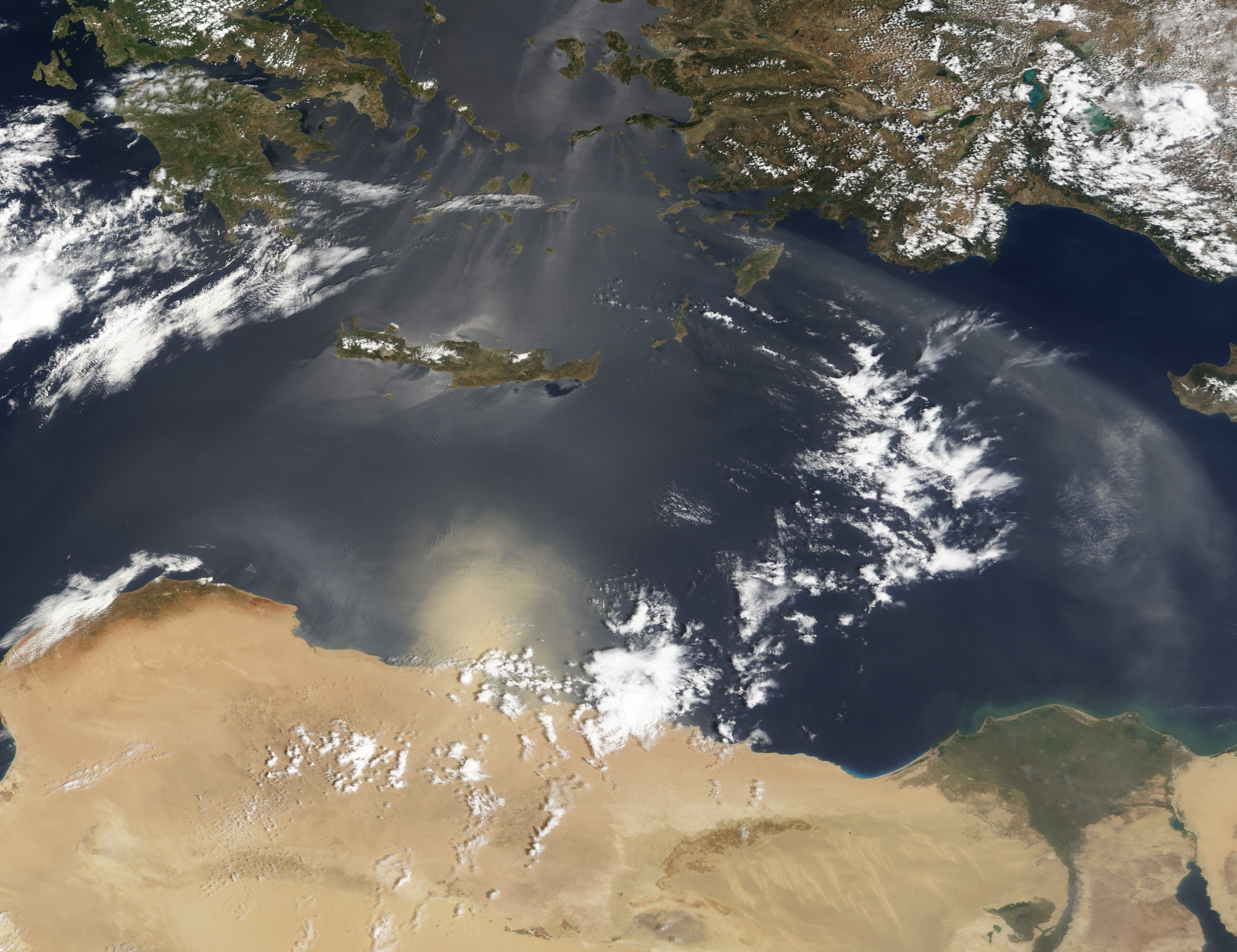 Dust Plume off the Coast of Northern Africa - related image preview