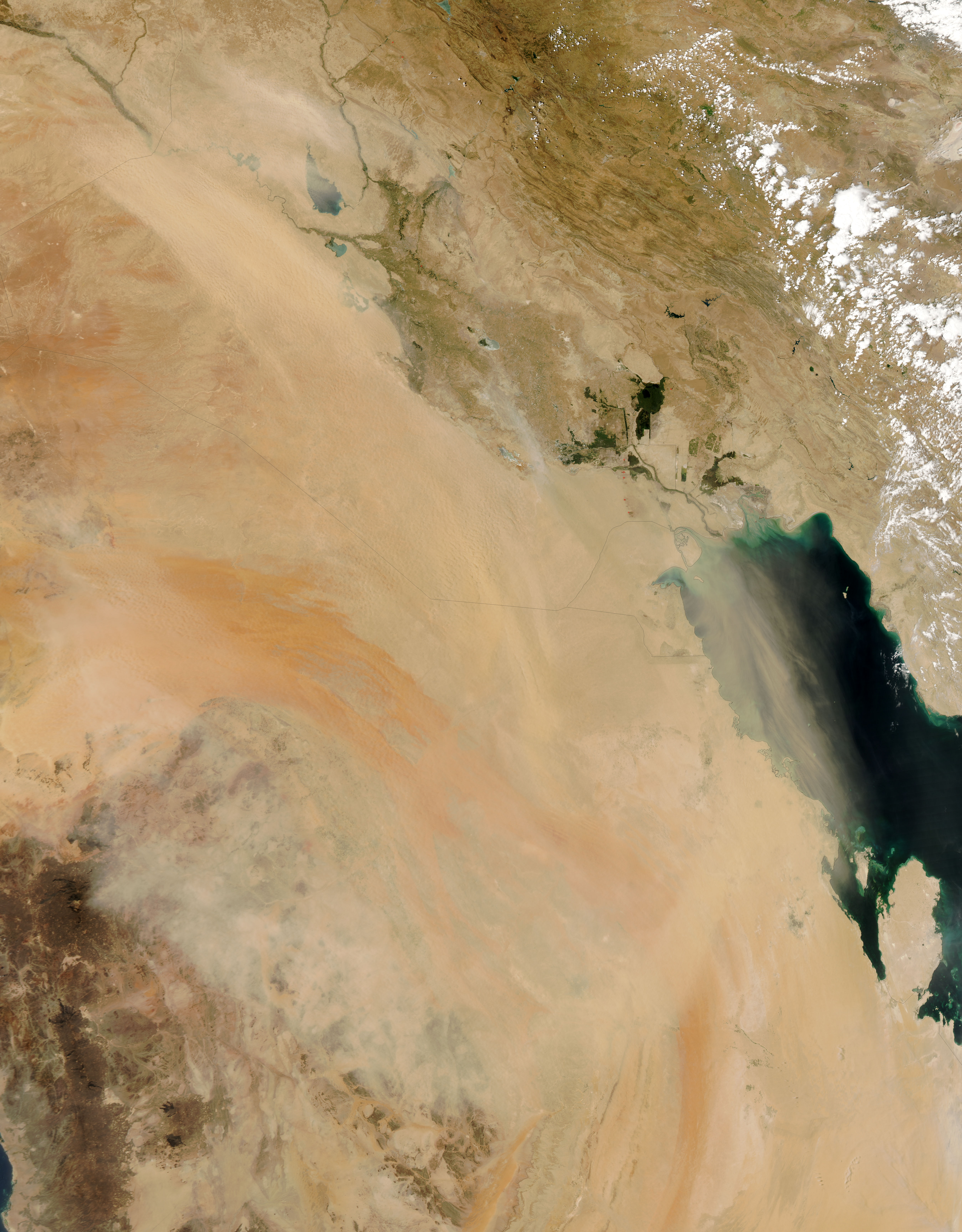 Dust Plume over the Persian Gulf - related image preview