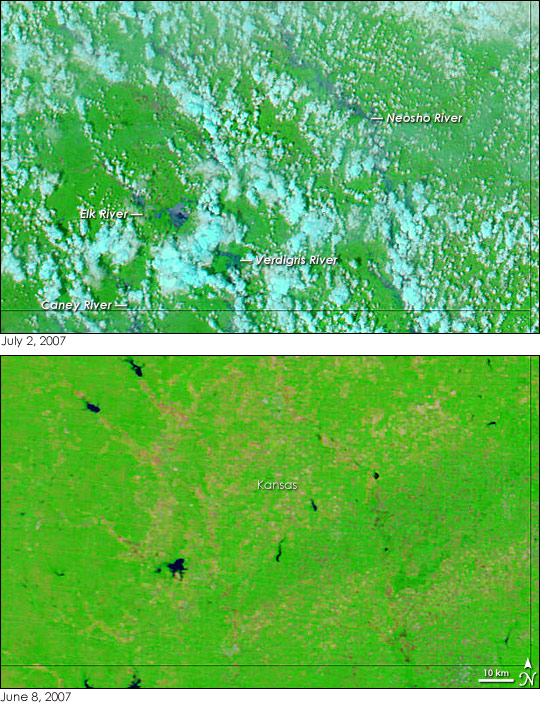 Floods in Kansas and Missouri - related image preview